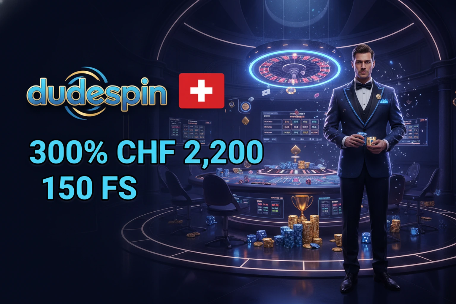 Dudespin Offizielle Online Casino Schweiz Sportwetten und Slots