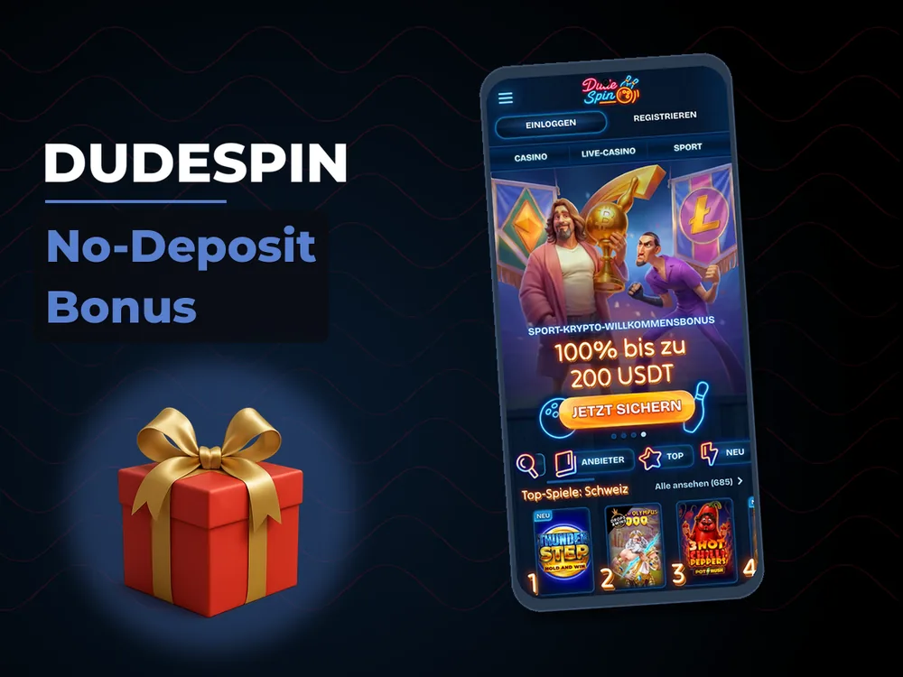 dudespin - No-Deposit Bonus