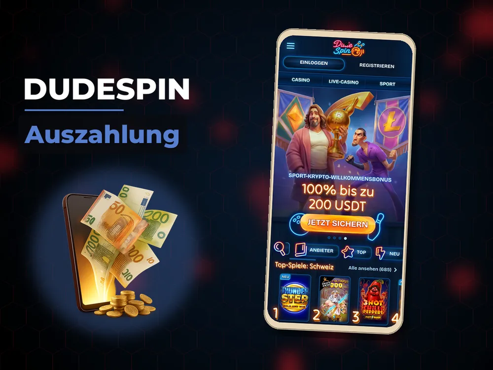 dudespin - Auszahlung
